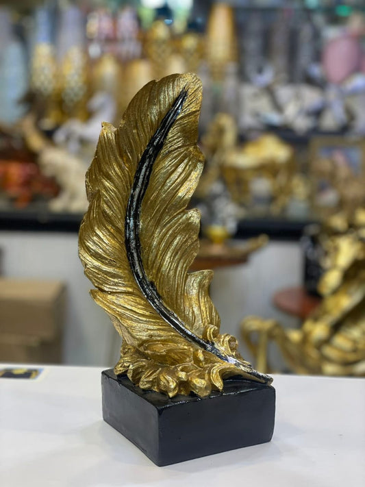 Golden Leaf Sculpture
