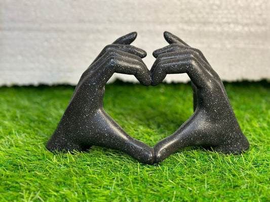Resin Heart Hands