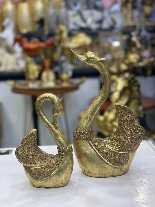 Golden Swan Sculpture